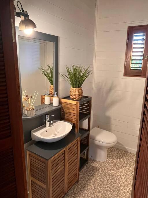 Bungalow Avec Jacuzzi Privatif Villa ซานต์-โรส ภายนอก รูปภาพ